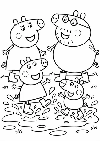 Página 1 da coleção Peppa Pig